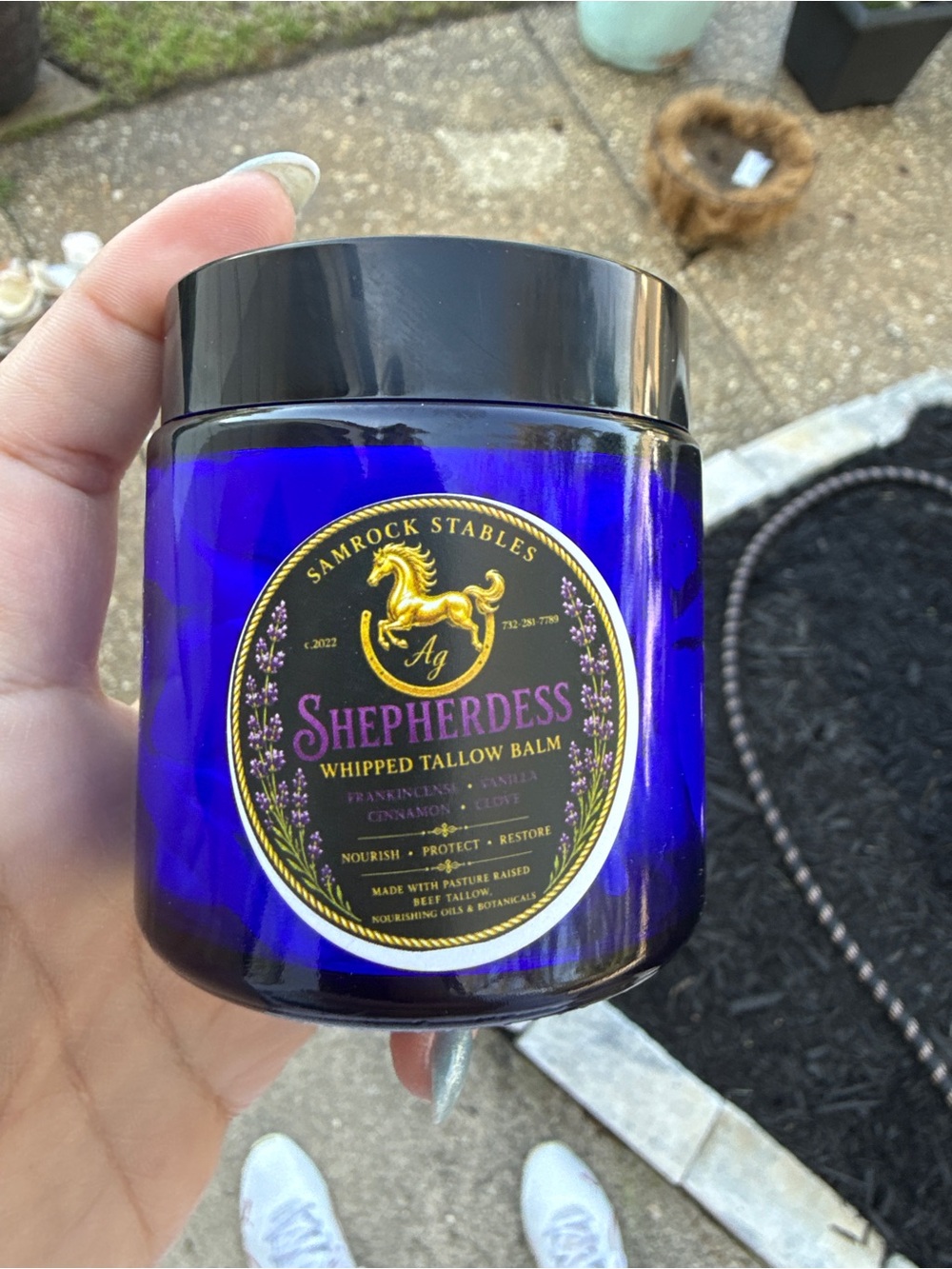 Fresh Jersey farm fresh Shepherdess Whipped Tallow Balm